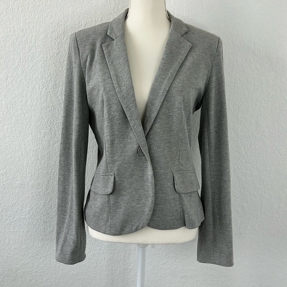 Cynthia Rowley Jackets & Blazers - Cynthia Rowley Gray Cotton Lined Blazer Jacket Medium‎ Work Casual